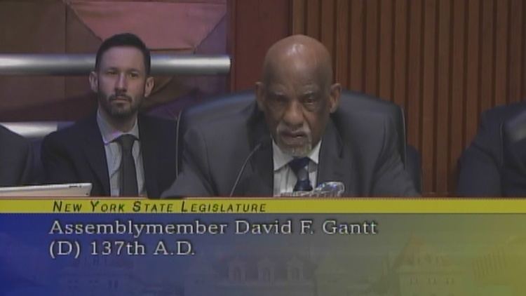 David F. Gantt New York State Assembly David F Gantt