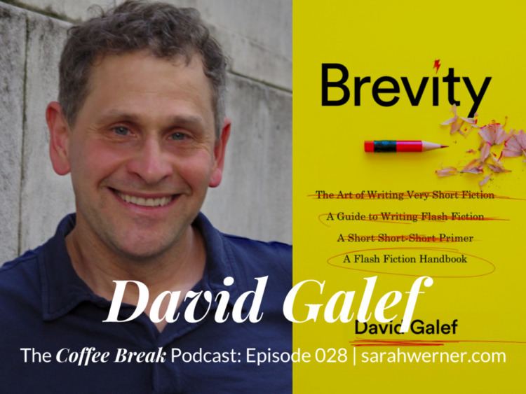 David Galef Coffee Break 028 David Galef The Write Now Podcast with Sarah Werner