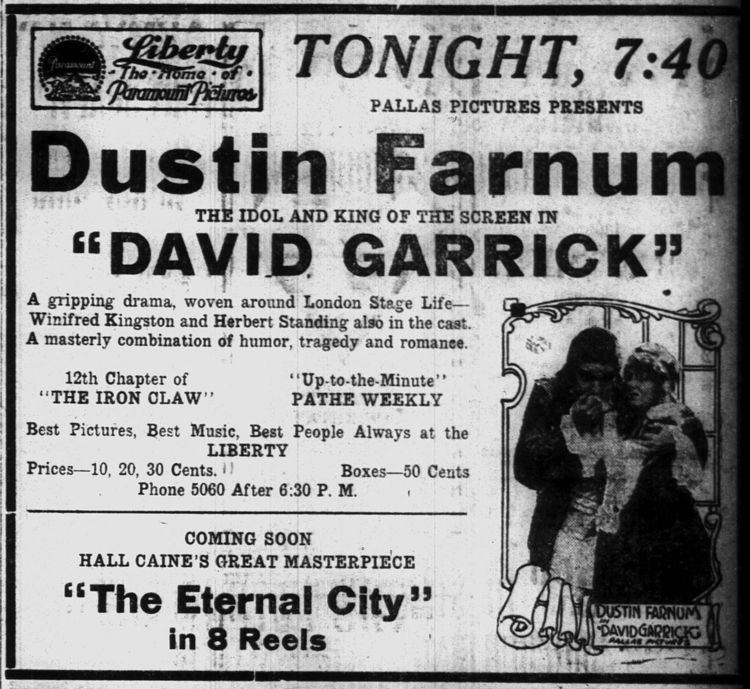 David Garrick (1916 film) David Garrick 1916 film Wikipedia