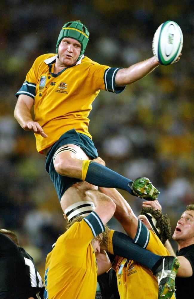 David Giffin Wallabies player David Giffin experienced years of anxiety over his