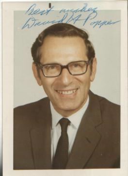 David H. Popper David H Popper Autographed Original Photo Diplomat Ambassador