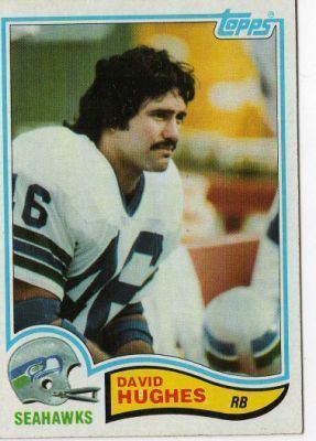 David Hughes (American football) SEATTLE SEAHAWKS David Hughes 248 TOPPS 1982 NFL American Football