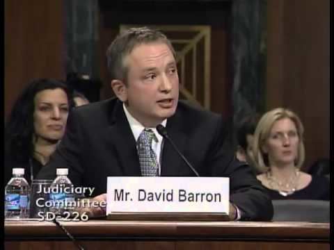 David Jeremiah Barron Sen Ted Cruz QA with First Circuit Judge Nominee David Barron in