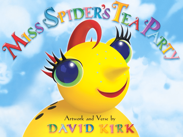 David Kirk (author) Miss Spiders Tea Party for iPad Digital Storytimes Review