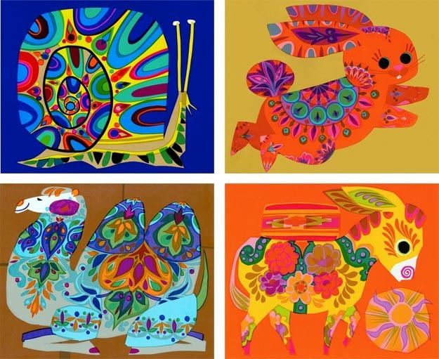 David Klein (American artist) Unique amp Colorful Limited Edition Children39s Prints by