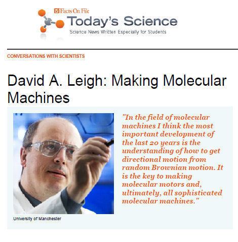 David Leigh (scientist) Professor David Leigh