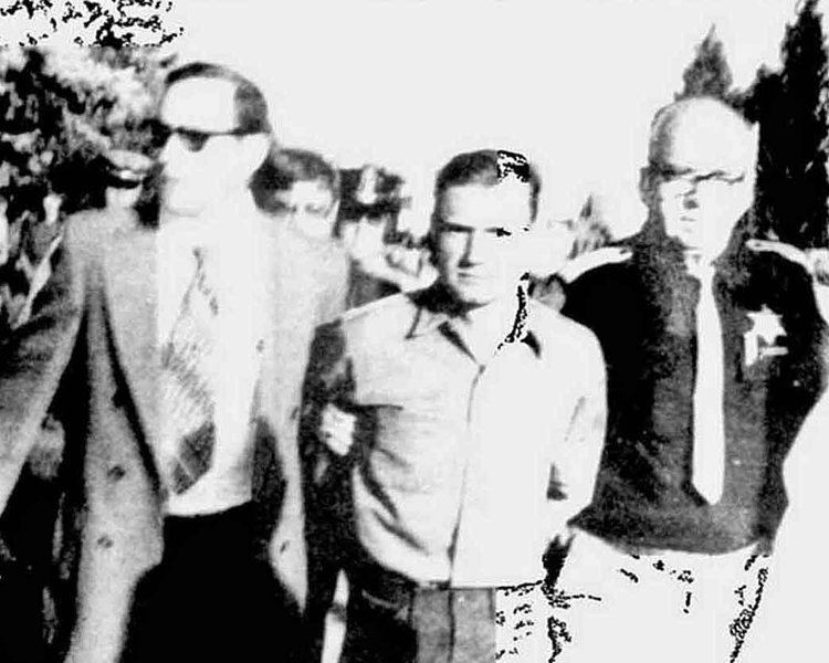 David Meirhofer captured by FBI agents Howard Teten and Patrick Mullany.