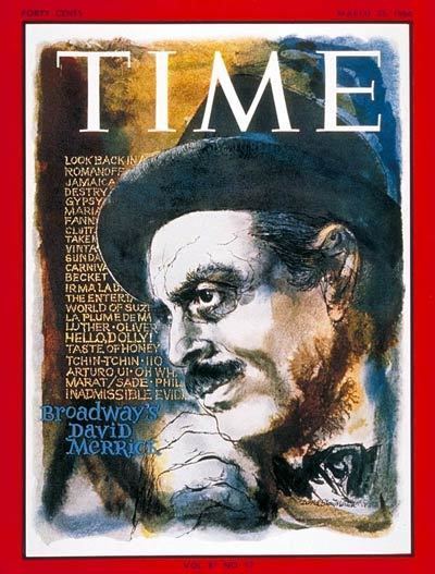 David Merrick TIME Magazine Cover David Merrick Mar 25 1966