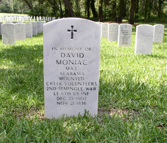 David Moniac David Moniac 1802 1836 Find A Grave Memorial