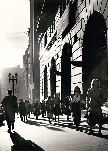 David Moore (photographer) Martin Place 5 pm 1949 printed 1984 by David Moore The