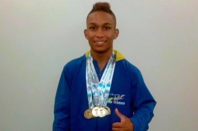 David Mosquera Jos David Mosquera gan tres oros en el Mundial Juvenil de Pesas