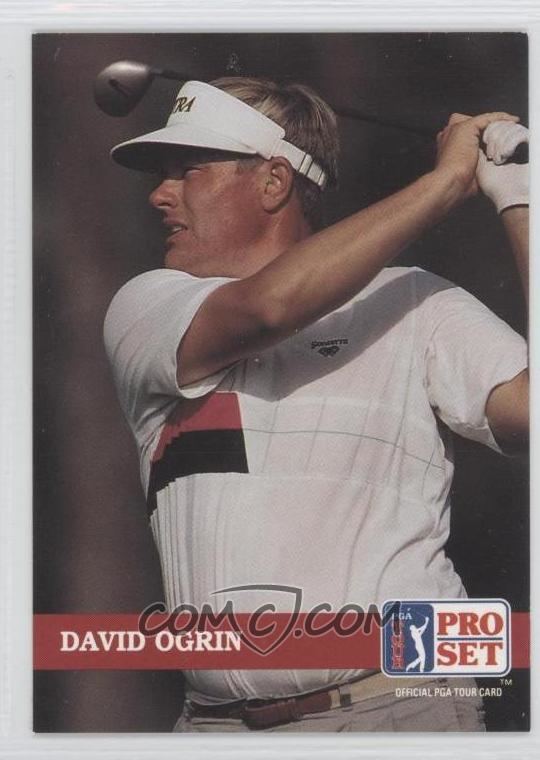 David Ogrin 1992 Pro Set Golf Base 160 David Ogrin COMC Card Marketplace