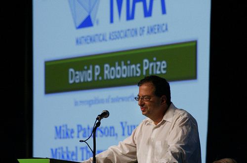 David P. Robbins David P Robbins Prize Mathematical Association of America