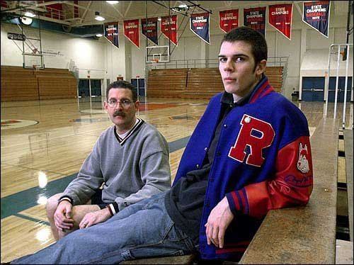 David Padgett Photo Reno Nev High basketball standout David Padgett right