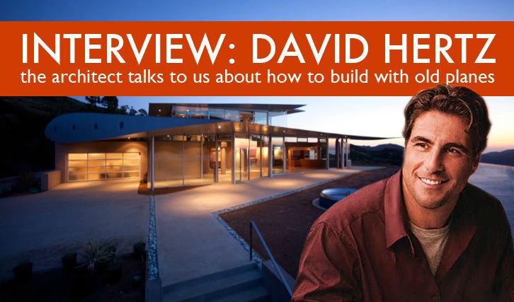 David Randall Hertz INTERVIEW David Hertz Architect Of The 747 House Inhabitat