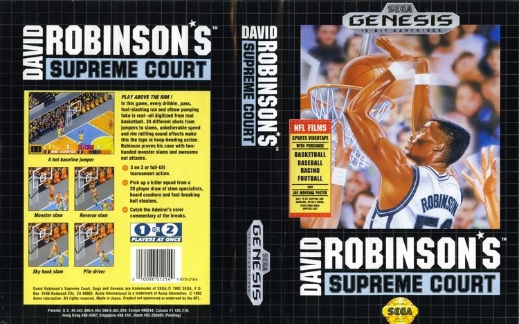 David Robinson's Supreme Court The Greatest NBA Players in Video Game History Complex