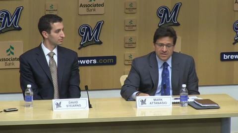 David Stearns Brewers react to David Stearns being named GM