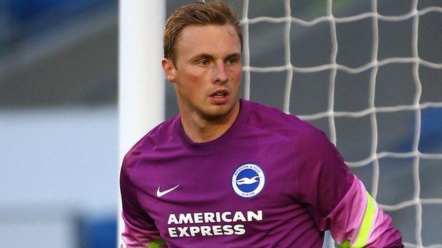 David Stockdale BBC Sport David Stockdale Brighton goakeeper eyes promotion