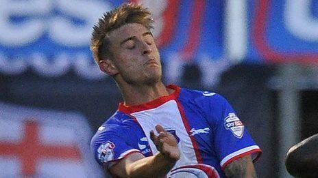 David Symington BBC Sport Carlisle United David Symington out for