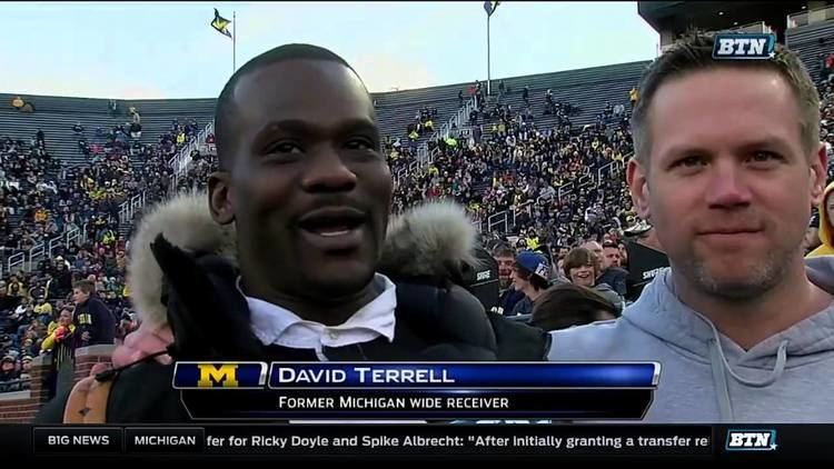 David Terrell (wide receiver) Aaron Shea and David Terrell Interview Michigan Spring Football