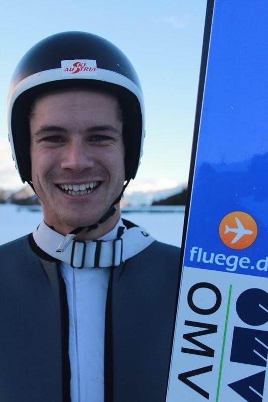 David Unterberger Raudaschl und Unterberger bei SkisprungAustria Cup am Podest