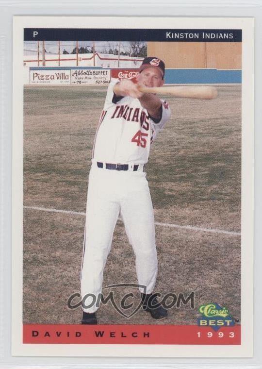David Welch (baseball) 1993 Classic Best Kinston Indians Base 25 David Welch COMC