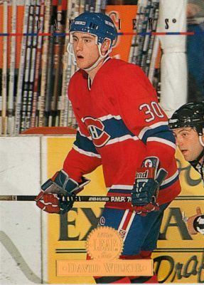 David Wilkie (ice hockey) MONTREAL CANADIENS David Wilkie 458 The Leaf Set 1994 Donruss NHL