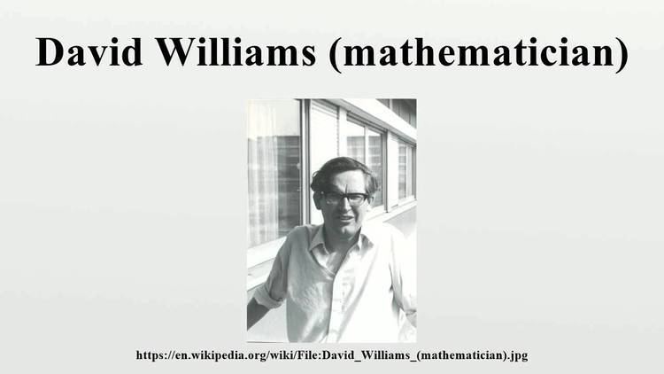 David Williams (mathematician) David Williams mathematician YouTube