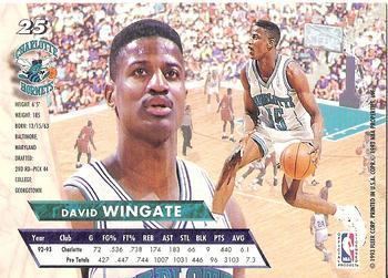 David Wingate (basketball) David Wingate Gallery The Trading Card Database