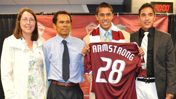 Davy Armstrong Colorado Rapids sign Davy Armstrong AsiaXpresscom