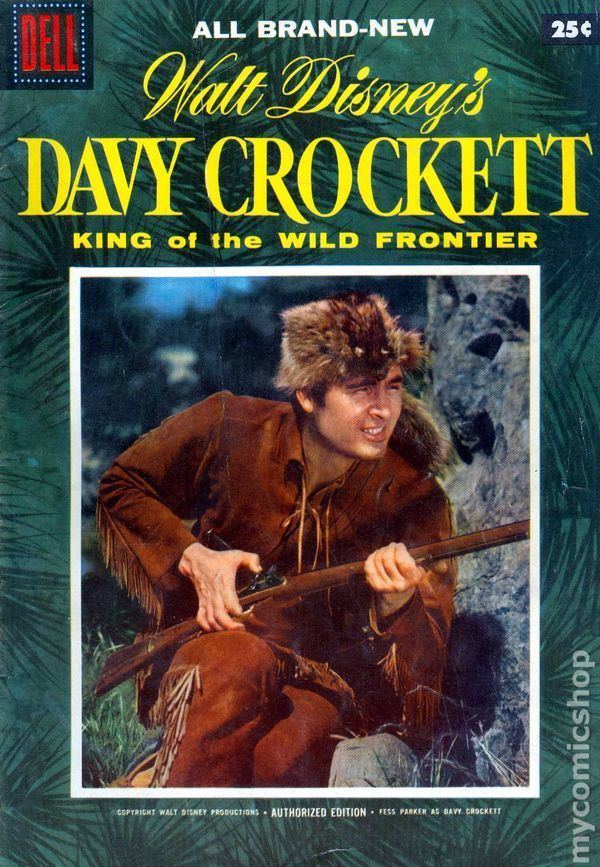 Davy Crockett, King of the Wild Frontier Dell Giant Davy Crockett King of the Wild Frontier 1955 comic books