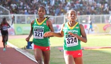 Dawit Seyaum 5000M Double for hosts Ethiopia at African Junior