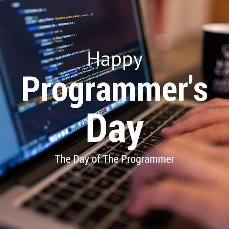 Greetings for the Programmers with a caption "Happy Programmer's Day, The Day of the Programmers"