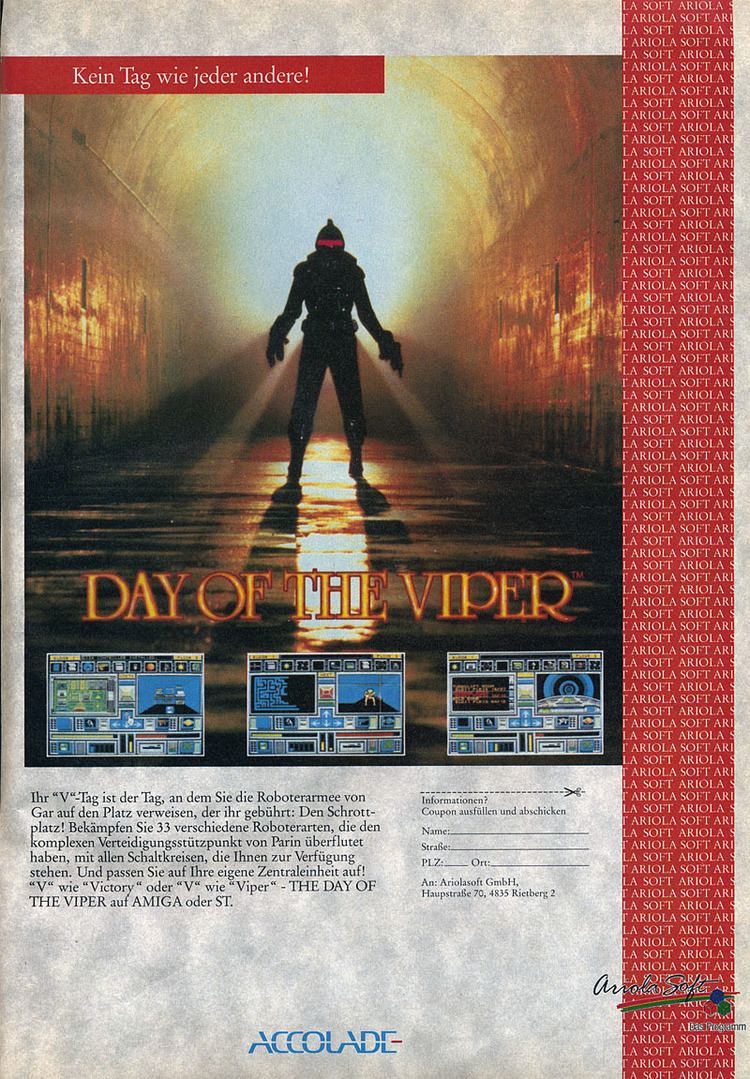 Day of the Viper Atari ST Day of the Viper scans dump download screenshots ads