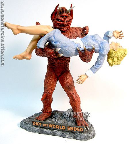 Day the World Ended Day The World Ended Mutant With Girl 16 Scale Model Kit