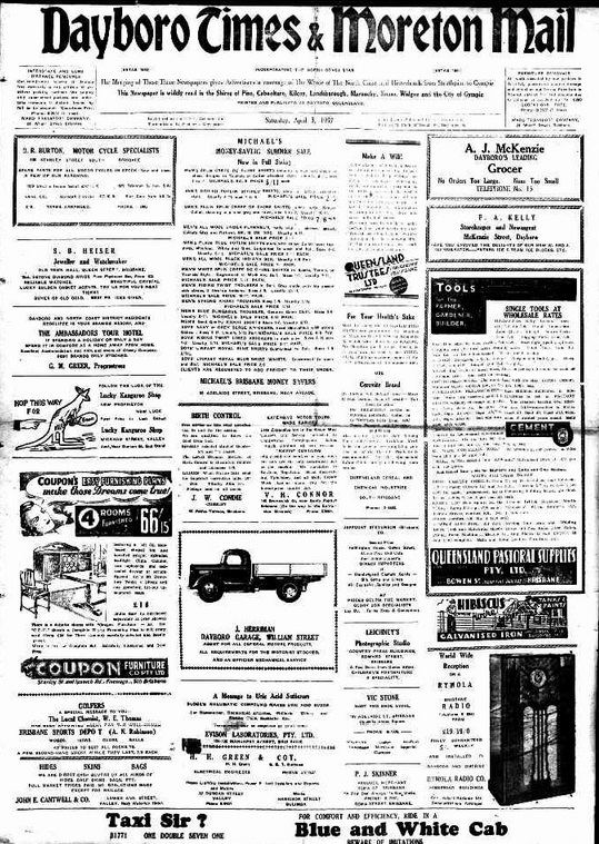 Dayboro Times and Moreton Mail