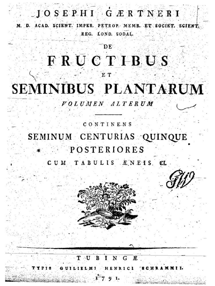 De Fructibus et Seminibus Plantarum