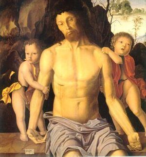 Dead Christ (Palmezzano) httpsuploadwikimediaorgwikipediaenthumbc