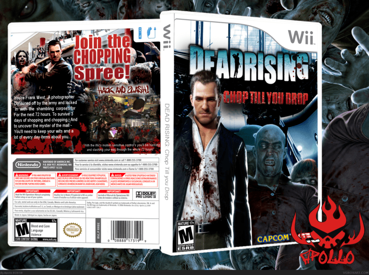 Dead Rising: Chop Till You Drop Dead Rising Chop Till39 You Drop Wii Box Art Cover by Apollo