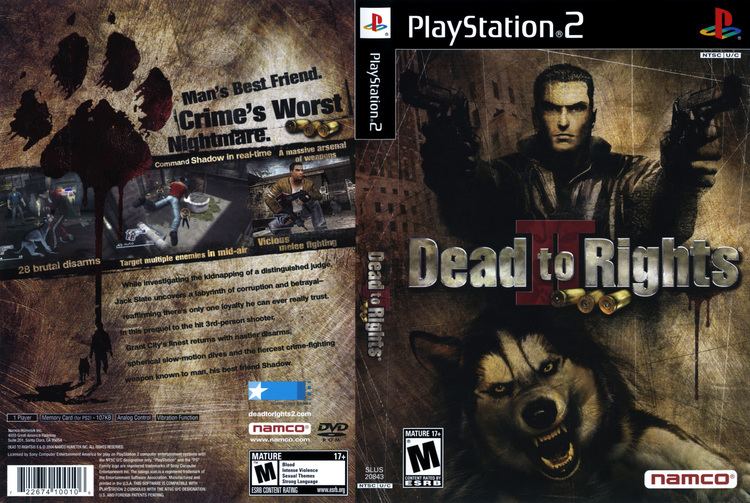 Dead to Rights II Dead To Rights II Cover Download Sony Playstation 2 Covers The
