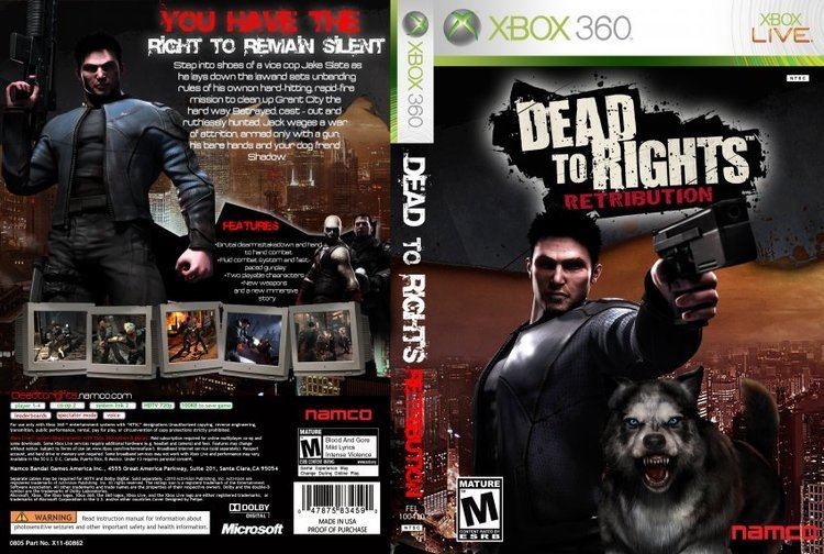Dead to Rights: Retribution Dead to Rights Retribution XBOX 360 Game Covers Dead to Rights