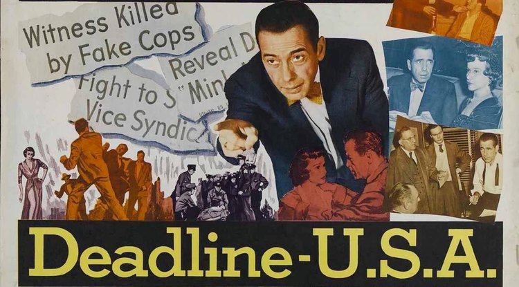 Deadline – U.S.A. DEADLINE USA 1952 Widerscreen Full length Humphrey Bogart
