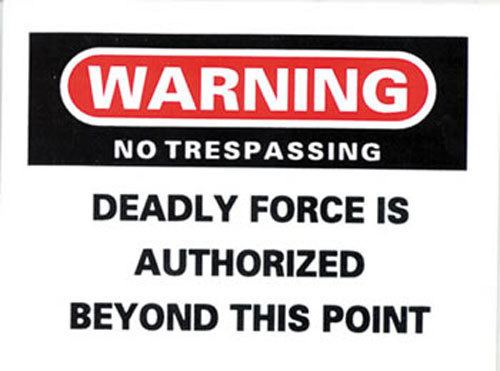 Deadly force Deadly Force Is Authorized Beyond Sticker 10pack