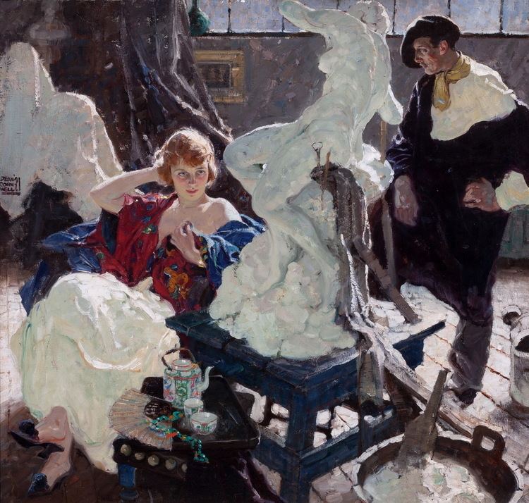 Dean Cornwell Eye Candy for Today Dean Cornwell39s artist and model