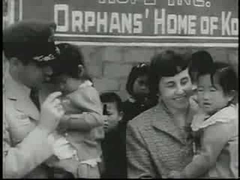 Dean Hess 1956 COLONEL HESS VISITS ORPHANAGE CHEJU ISLAND KOREA YouTube