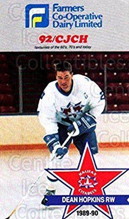Dean Hopkins Amazoncom CI Dean Hopkins Hockey Card 198990 Halifax Citadels 9
