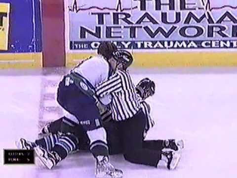 Dean Mayrand UHL Dean Mayrand vs George Cantrall Feb 21 2001 YouTube