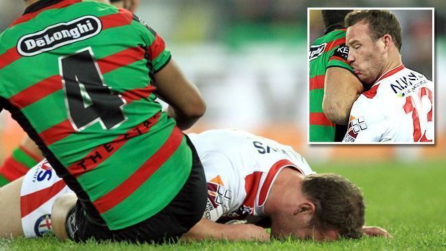 Dean Young (rugby league) Dean Young opposes move to ban the shoulder charge from rugby league