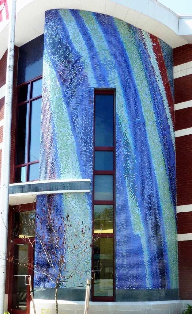 Deanna Sirlin Architecture Tourist Kirkwood Firehouse Mosaic by Deanna Sirlin