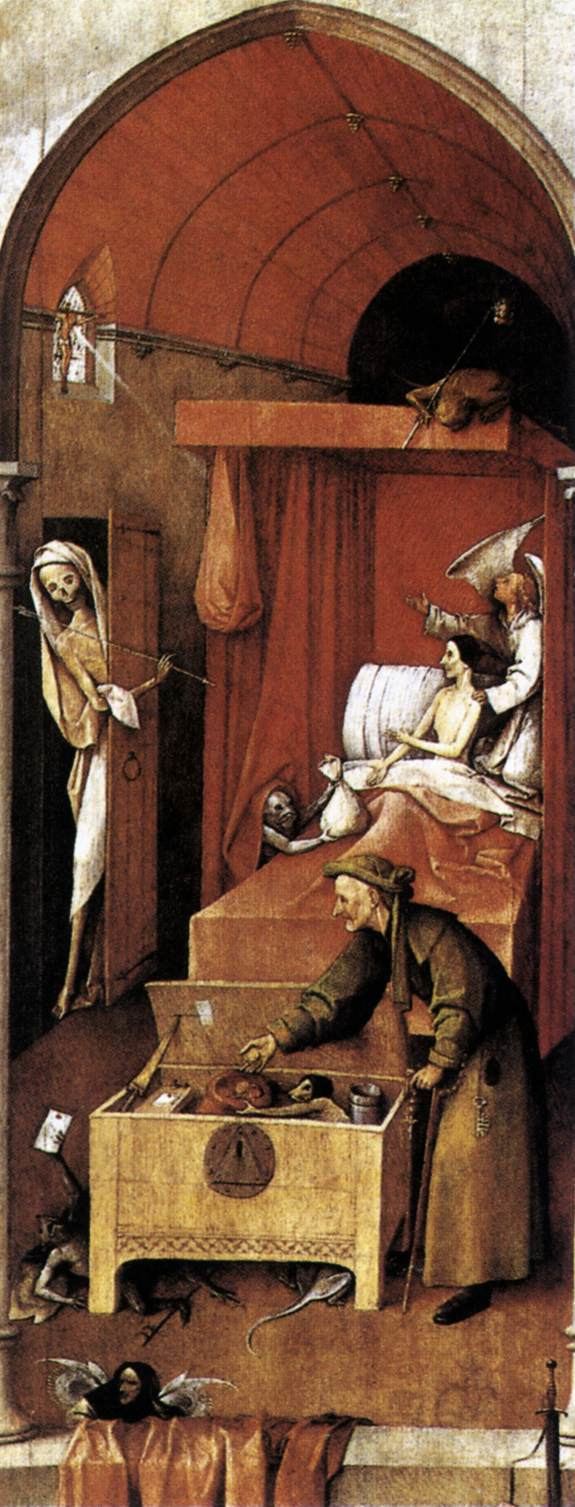 Death and the Miser Death and the Miser by BOSCH Hieronymus